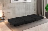 Puff Cama 190 3x62 Veludo Inca Preto 13 Idealle
