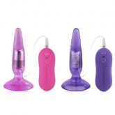 Plug Anal Vibrador Twister 10 X 2cm Sensual Love