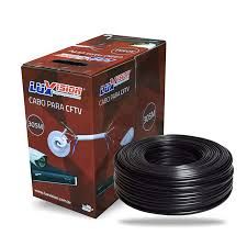 CABO PARA CFTV 4 PARES PRETO- 305M