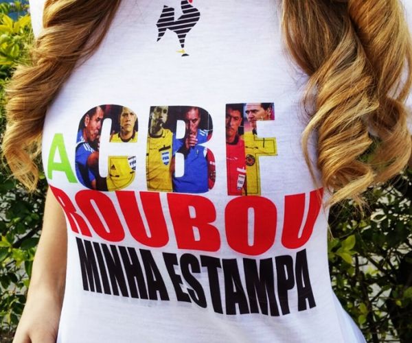 Camisetas  CBF ROUBOU MINHA ESTAMPA