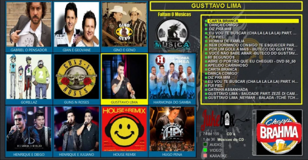 Programa Jukebox E Karaokê C/ Aprox. 2600 Videoclipes