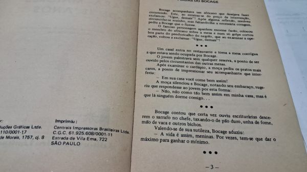 Piadas Bocage para maiores de 18 anos