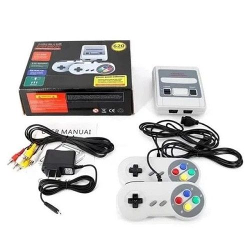 Video game classic super nintendo mini snes 8 bits 620 jogos