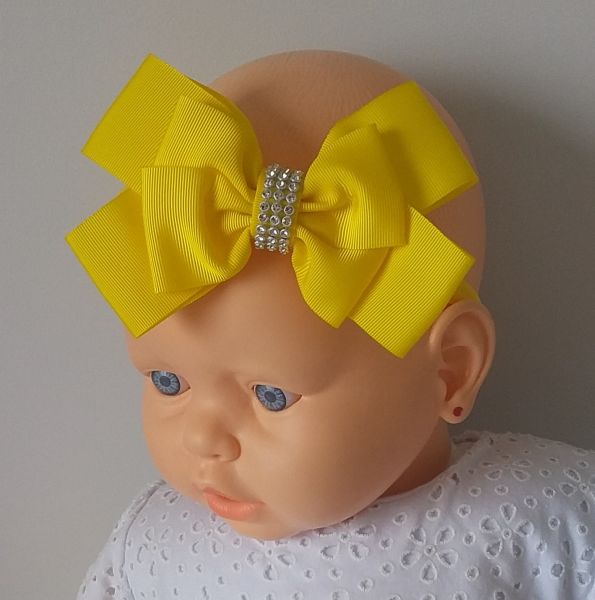 Laço Duplo Sobreposto Amarelo
