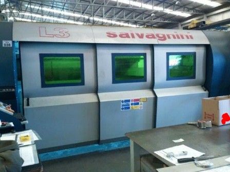 Maquina De Corte A Laser Fibra Optica SALVAGNINI 3000 watts