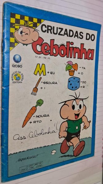 Cruzadas do Cebolinha 84 Globo Turma da Mônica