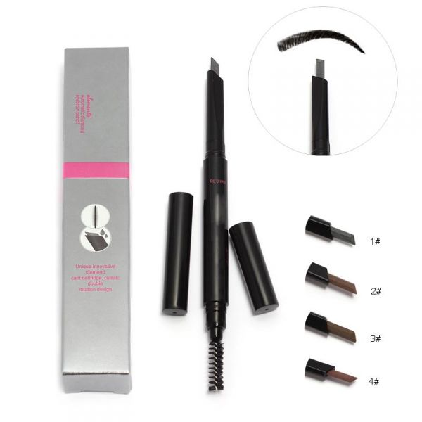 Cosméticos Multi funcional Duplo Automático Lápis de sobrancelha maquiagem à prova d'água P064309 (B