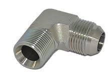 C6-18- Adap. Cot. 90º Macho NPT x Macho JIC