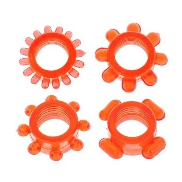 Anel Mega Stretch Silicone Vermelho