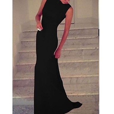 Maxi - Vestido - Elastano/Poliéster - Sem Forro #02372010