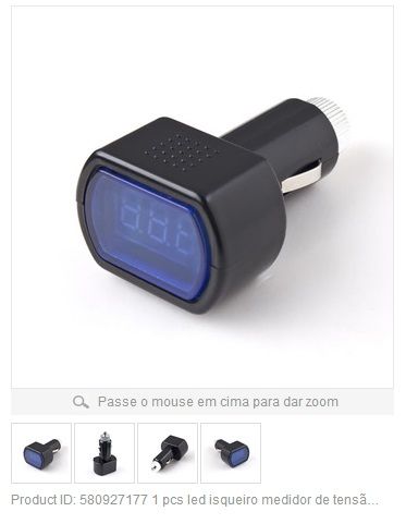 VOLTIMETRO PARA ISQUEIRO