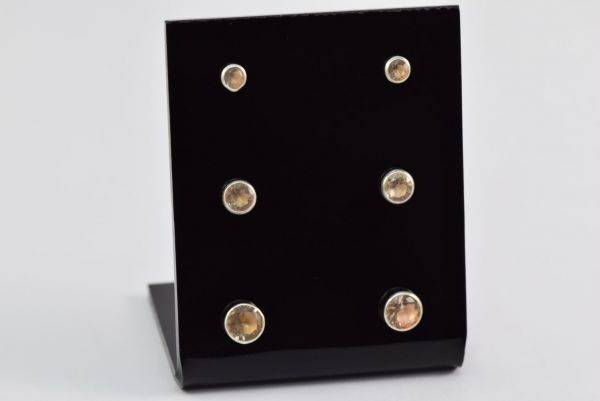 Brinco Redondo Cristal KIT 3 Tamanhos