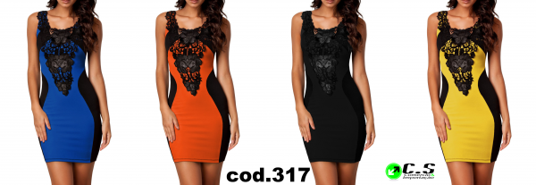 vestido varias cores