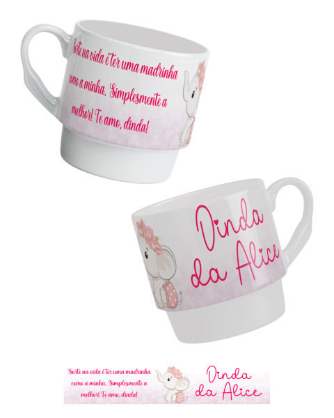 Xícara Dinda de Menina 003