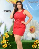 Vestido jacquard bordado