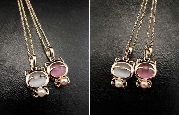Maxi Colares Colar de Pingente de Strass Romântico Pendente Colar Collares 2016 Nova Moda Para Cat O