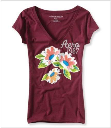 Aeropostale - Blusa Feminina - Vinho - P