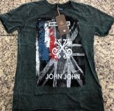 Camisetas em malha fio 30.1 - 100% algodão - Pré lavada - 10 Peças