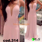 vestido para festa rosa!