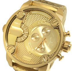 Relogio Diesel dourado