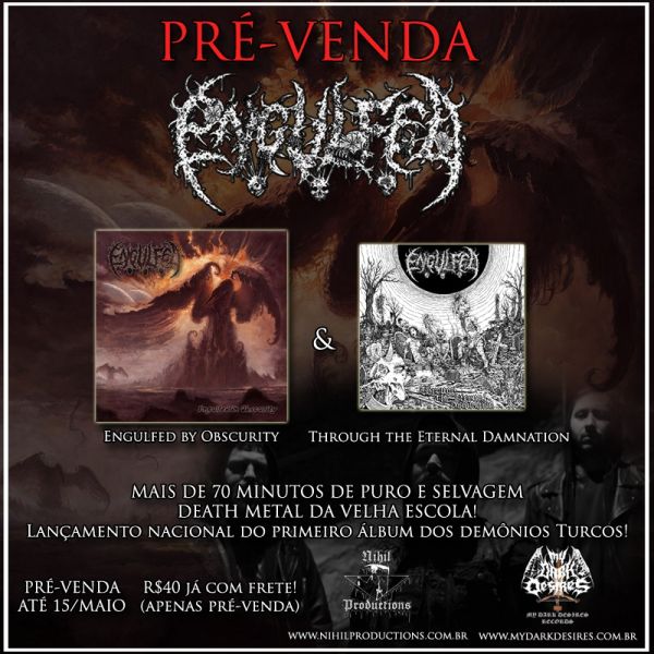 Engulfed – Engulfed In Obscurity & Through The Eternal Damnation - CD ***PRÉ-VENDA***