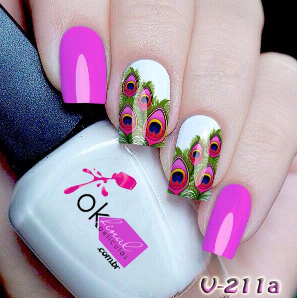 Películas e Adesivos para Unhas Mod. Variante de Cores Cód.V-211