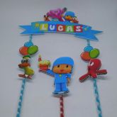 Arquivo Digital Silhouette TOPO DE BOLO - Pocoyo P17
