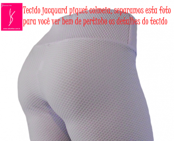 Calça legging(52/54) plus size vermelho escuro em tecido jacquard piquet