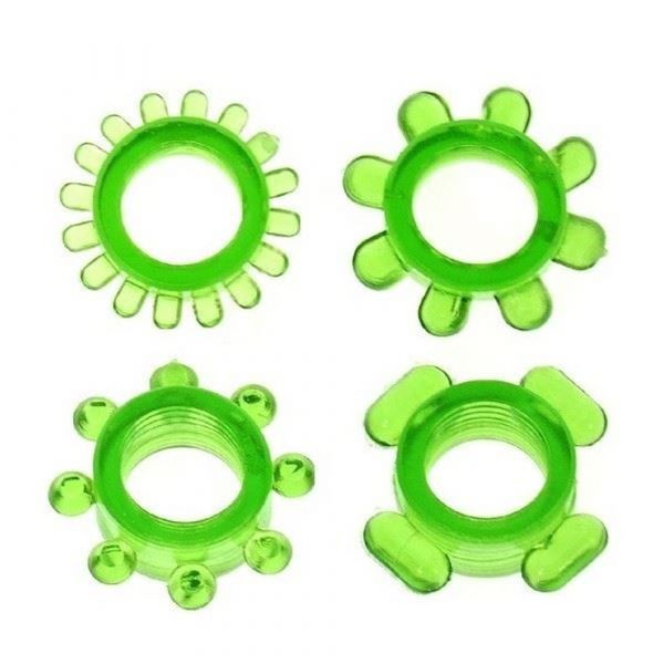 Anel Mega Stretch Silicone Verde