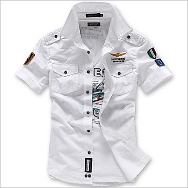 Moda Luxo: Camisa Algodão. Frete Grátis.