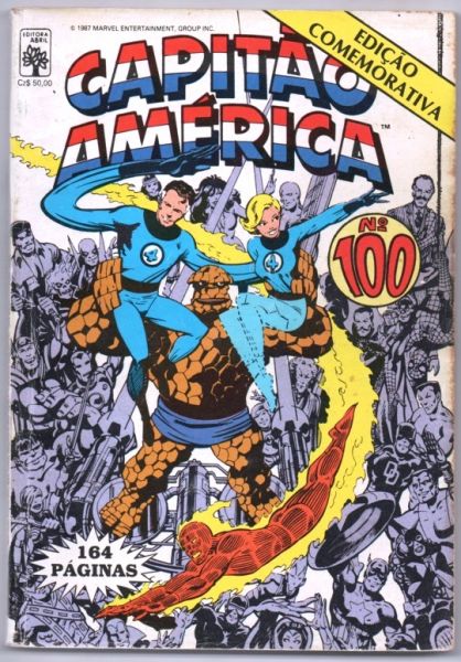 Capitão América N° 100 - Edição Comemorativa Stan Lee |