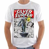 Camiseta Surfista Prateado