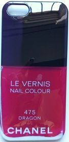 CASE ESMALTE CHANEL VERMELHO 475 DRAGON PARA IPHONE 5 e 5s