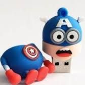 Pen Drive Capitão America Minion