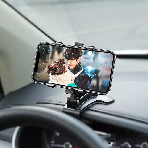 suporte do telefone do carro 360 graus do telefone móvel stands espelho retrovisor viseira de sol n