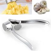 Espremedor Inox de Alho Amassador Triturador Fácil de Usar