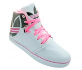 TÊNIS ADIDAS FEMININO EXTABALL PRO CANO MÉDIO BRANCO E ROSA