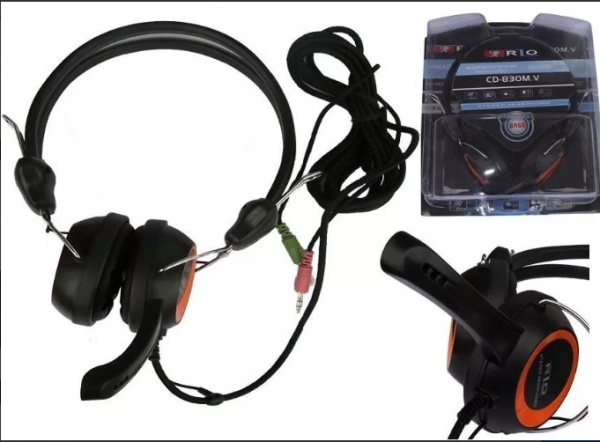 Fone de ouvido bluetoothcom microfone