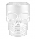 Caneca Caveira Viking Vidro Esfumaçado (Fosca) 510 ml
