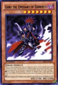 Gorz the Emissary of Darkness RARE BP01-EN014