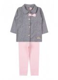 Conjunto Menina Cinza