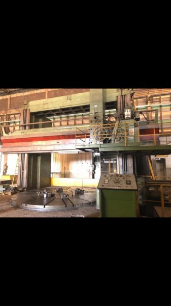 Torno vertical CNC SCHNEIDER-TITANIC Placa 4500mm
