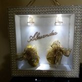 Quadro Maternidade com Strass e Luz de LED