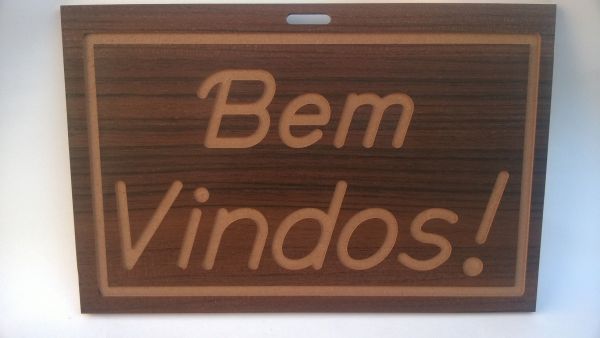 Placa - Bem Vindos!