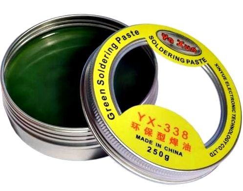 FLUXO DE SOLDA PASTA YAXUN YX 338 - 250 GRAMAS