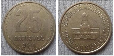 Moeda da Argentina, 0,25 Centavos