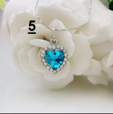 Colar titanic coração do oceano