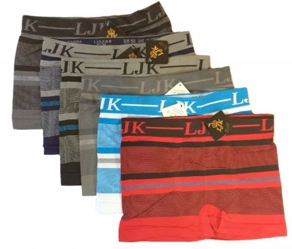 kit 10 Cuecas Boxer POLIÉSTER LJK