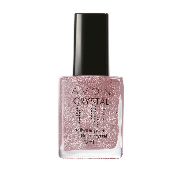 Nailwear pro+ Crystal Avon Cor: Rosa Crystal