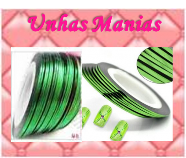 fita verde metalica